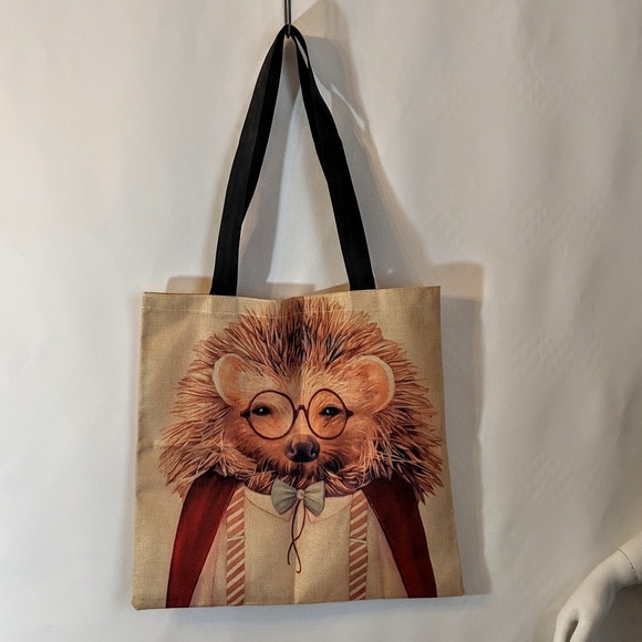Handbags - Hedgehog Shopping Tote Market Bag NWOT Handbags - Hedgehog Shopping Tote Market Bag NWOT